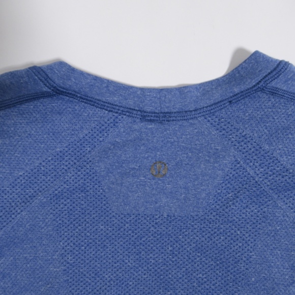 Lululemon Men's Metal Vent Tech Long Sleeve Heathered Harbor Blue Size XL - Picture 12 of 12